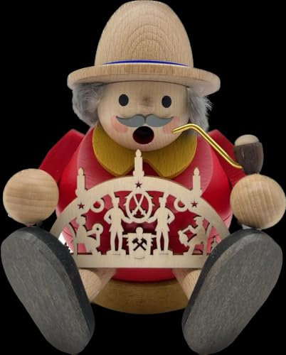 Rudolphs Schatzkiste Ball Smoker with Candle Arch, Sitting Height 15 cm