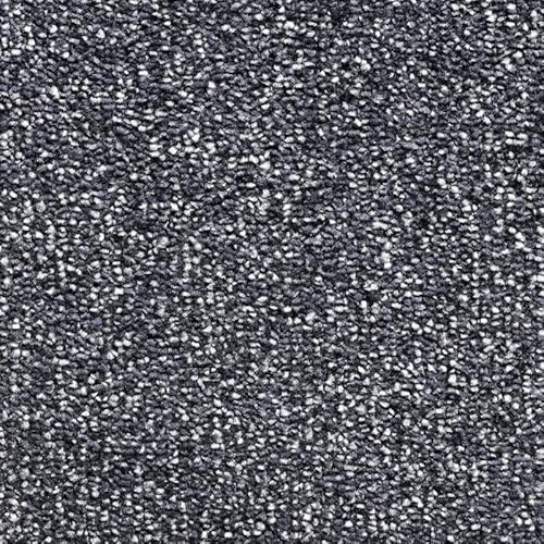 Tuda Carpets | Serenity 17.5mm Deep Saxony Pile Carpet with Action Back, 19.5mm Total Height | Deep Sea Grey (385) - 5m x 4m (16ft4 x 13ft1)