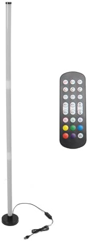 Eck Stehleuchte, LED Leuchten für Schlafzimmer, Umgebungsbeleuchtung, RGB Stehleuchte, Farbwechsel, LED Eck Stehleuchte, Musiksynchronisierung, 1000 Dimmbare Modi, Stehleuchte
