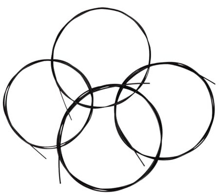Cordes de ukulélé Baryton, Cordes de ukulélé Cordes de ukulélé Ténor 4 Pièces/Ensemble Cordes de ukulélé avec Matériau en Nylon pour Les Débutants et Les Passionnés Expérimentés