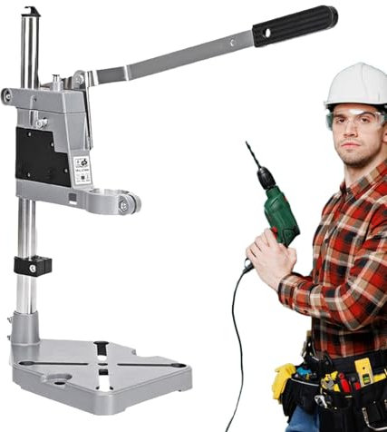 Perceuse à colonne de table – Perceuse de précision, perceuse à vitesse réglable | Perceuse à colonne multifonctionnelle, petite perceuse à colonne compacte pour projets, outils d'atelier, performance