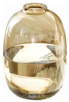 HGTYDV2 Vase en Verre Grand Vase de Sol Transparent Vase décoratif pièce maîtresse de Table Grand Vase à Fleurs pour Branche à Longue Tige Fleur Artificielle Plante fraîche