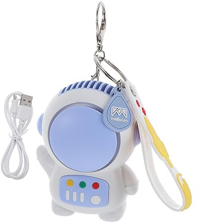 Ciieeo Portable Mini Fan Keychain-sized Cooling Fan for Summer Travel Study Work