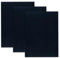 WOLMIK 3 Stück 20 x 15 cm Nylon Reparatur Flicken Selbstklebender Patch, Daunenjacken-Flicken aus Nylon, Reparatur Patches Selbstklebende Patch Wasserdicht für Jacken, Zelte, Oberbekleidung, Schwarz