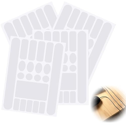 XURJUMI Rahmenschutzfolie Fahrrad, 4 Stück Fahrrad Aufkleber MTB Aufkleber Fahrradrahmenschutz Sticker Rahmenschutz Rahmen Carbon