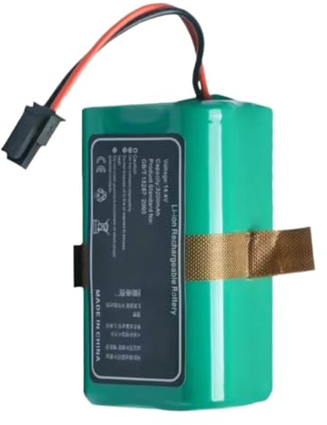 Zrksgbvyct Accessoires Aspirateur Batterie Lithium 14.4V 3200mAh. Compatible avec Coredy R750-2200pa G800 G850 L’aspirateur Robot