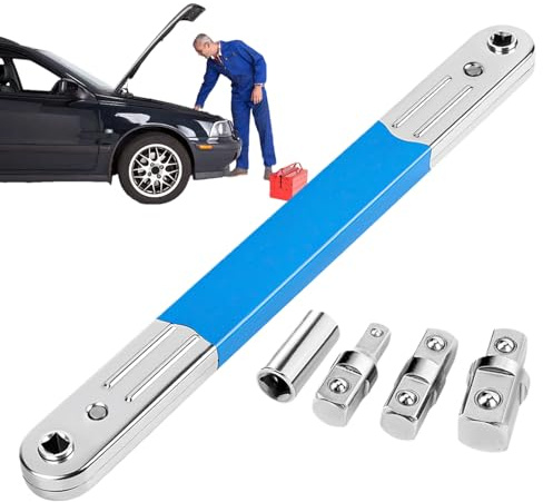 Ratschenschlüssel mit langer Umlenkung | Verlängerung für Ratsche | verlängerter Spannschlüssel für Schalttafel, Industriemaschinen, Industriemaschinen, Haushaltsprojekte, Autoreparaturen und