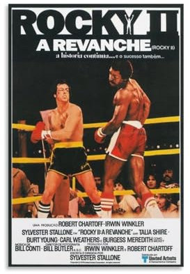 Apollo Creed Vs Rocky Balboa Wasserfest und schmutzabweisend, dekoratives Gemälde, Wohnzimmer, Schlafzimmer, Büro, zum Aufhängen, Freirahmen, High-Definition-Poster, kreative Heimdekoration, ungerahmt