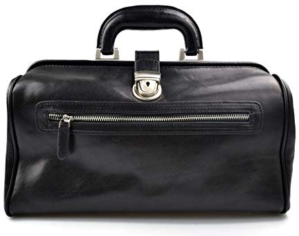 Leder doctor bag arzttasche leder umhängetasche briefträger aktentasche messenger schwarz ledertasche