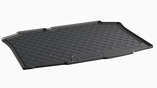 Gledring Rubbasol (Gummi) Kofferraumwanne kompatibel mit Seat Ibiza 6J 5-Türer 2008-2017, Schwarz