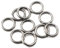 3X40mm O Ringe 304 Edelstahl geschweißt Ringe (20 Stück)