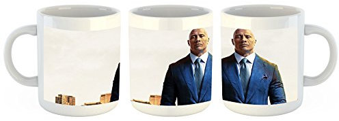 Unified Distribution Ballers - Dwayne 'The Rock' Johnson - Tasse mit Motiv Bedruckt, 300ml C-Henkel. Tolles Geschenk für Büro, Küche, Geburtstag, Lieblingstasse zum Frühstück