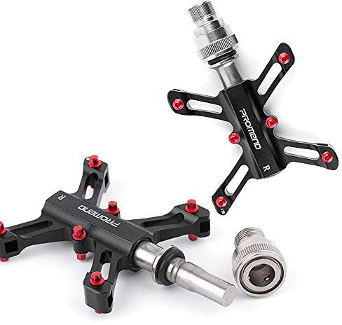 Quick Release Fahrrad Pedal 9/16 MTB Mountainbike Flache Pedal 3 Lager Heimtrainer Pedal Ultra-licht Pedal Reiten