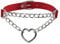 Eigso Frauen Vintage Punk Choker mit Herzform Anhänger Ketten Halskette Hip-Hop Schmuck verstellbar