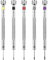 5 Pcs Precision Screwdriver Set Watchmakers Screwdrivers Reversible Blade Screwdriver for Watch Eyeglasses Jewelry Repair