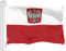 G128 Polen Fahne Flagge Polnische Staatsfahne 3x5 FT 150D Gedruckt, Innen/Außen, Lebendige Farben, Messingösen, Qualitätspolyester, viel dicker, haltbarer als 100D