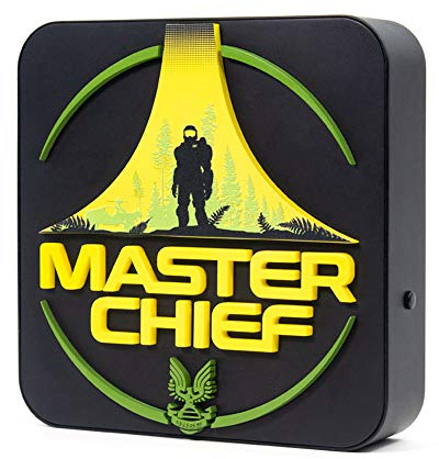 Numskull Halo Master Chief 3D - Lampada da Tavolo Unisex Multicolore, plastica, Taglia Unica