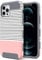 ULAK for iPhone 12 Pro Max Case Hybrid Dual Layer Shockproof Case Hard Back Cover Soft TPU Bumper Case for Apple iPhone 12 Pro Max 6.7 inch - Rose Gold