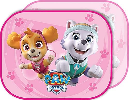 Paw Patrol Paar rosa Autovorhänge für Mädchen