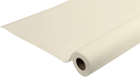 Pronappe Tischdecke R580649I Einweg-Tischdecke Länge 6m Breite 1,20m (pro Rolle) Farbe Elfenbein Airlaid-Vliesstoff, Material mit Textileffekt und perfektem Fall, stoffähnlich