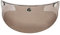 prasku 3 Snap Helm Peak Open Face Retro Motorradhelm Sonnenschutz Schutzschild,15cm X 5cm - Transparent Tee
