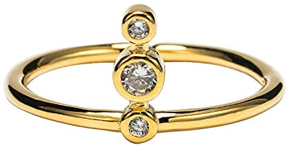 sis-woner Zircon Ring S925 vergoldet Ring