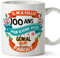 Mugffins Mug/Tasse Joyeux 100 Anniversaire - IL M'A FALLU 100 ANS POUR DEVENIR AUSSI GENIALE - Cadeau Original pour Homme et Femme