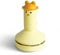 SRIKEKL Mini Desktop Staubsauger, Tragbarer USB Staubsauger für Schreibtisch Mini Cute Cartoon Desktop Staubsauger für Reinigung Radiergummi Krümel, Staub, Krümel, Klavier, Haare,Tastatur(Gelb)