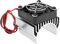 VGOL RC Motor Heat Sink with Cooling Fan for 540 550 3650 3660 RC Model Car Motor Remote Control Car Replacement Part Aluminum Alloy Silver
