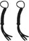 Kliplinc 2X Quadrat Geflochtenes Messer Lanyard - Black
