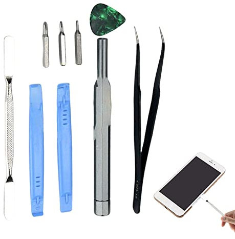 Fulenyi Spudger Opening Lever Tool - Electronic Metal Lever Remover Kit - Opening Lever Tool Repair Kit with Non-Slip Handle for Tablets, Laptops, Electronics Devices