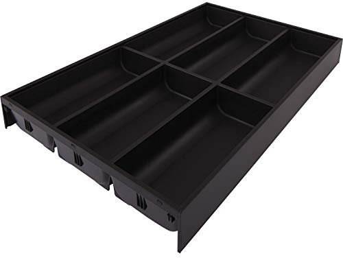 BLUM AMBIA-LINE Besteckeinsatz NL500mm,B300mm, Stahl carbonschwarz