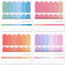 960 Sheets Sticky Notes Tabs - Book Tabs Annotation - Sticky Tabs Stationary Supplies - Index tabs Page Markers Tabs Colored for Books, Paper, Notes, Filer Folders(8 Pads)