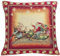 Kissenbezug Gobelin Santa Claus Schlitten Zierbezug Sofabezug Jacquard