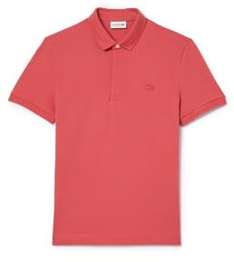 Lacoste Polo Paris pour Homme, Rose (Zv9), S