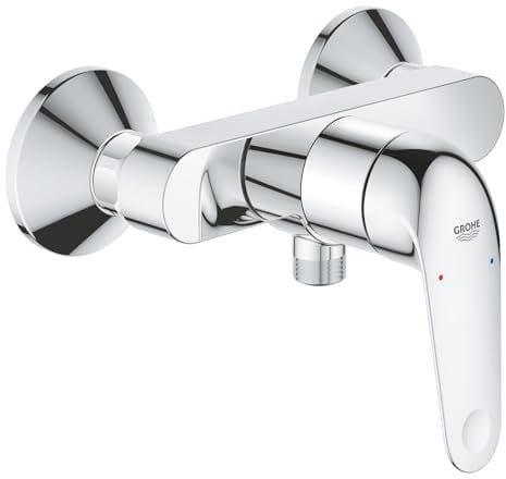 GROHE Swift, Duscharmatur Aufputz, mit Werkzeug (Mischbatterie für die Dusche, eigensicher gegen Rückfließen, Brausearmatur mit Metallhebel, langlebige Oberfläche), chrom, 24333001