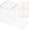 VILLFUL 5Er-Box Vitrine frisch konservierter Behälter kleiner Ausstellungsstand Spielzeug Modelle Modellfall Bastelkoffer Hohe Transparenz Aufbewahrungskiste Sammelbox Container Kasten
