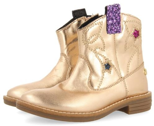 STIVALI DA COWBOY IN PELLE METALLIZZATA ELEK