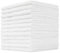 CityComfort 12er Pack Waschlappen 30x30 cm, 100% Baumwolle, Saugfähig & Weich, 550 GSM Seiftücher, Gästehandtücher (Weiß, 12 Stück)