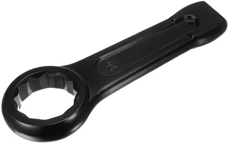 sourcing map 70mm Box End Ring Type Wrench, High Tensile Steel Single Head Wrench Hand Tool