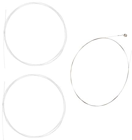 ibasenice Set 3 Corde Per Balalaika in Nylon Resistenti, Corde Professionali Di Ricambio Per Strumento Musicale, Piccolo e Durevole Per Portatile e Regali