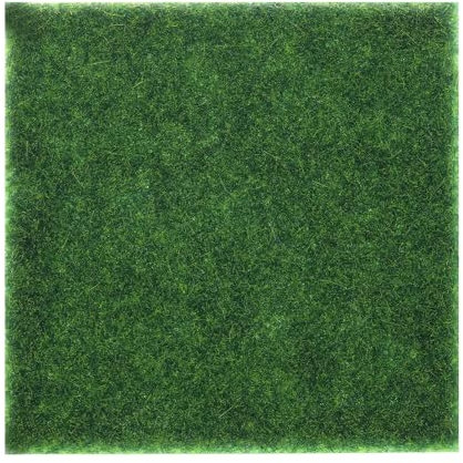 QUARKZMAN 1pcs Artificiel Herbe Tapis Tapis 6x6 pouce(15x15cm) Faux Herbe Tapis pour Intérieur Extérieur Jardin Pelouse Ornementation Patio Gazon, Vert