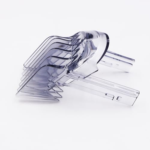 Haarschneidekamm kompatibel mit Philips HC5610 HC5612 HC5630 HC5632 HC5690 HC5691 HC7650 Rasierer; 3–15 mm Rasierer-Haarschneidekamm; Bartkamm, dünner werdender Haarkamm (16–28 mm verstellbarer