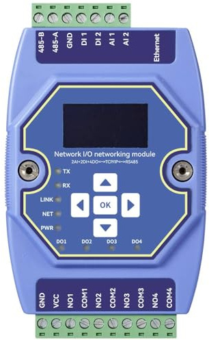 TRU COMPONENTS TC-ME31-AAAX2240 Modbus-RTU-Schnittstellenmodul, Modbus-TCP, Modbus-TCP, Gateway Modbus, DI/O, analog, RJ-45, RS