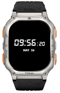 KOSPET 13000014000 Reloj Inteligente Tank M3 Ultra 1.96 Pulgadas AMOLED Plateado