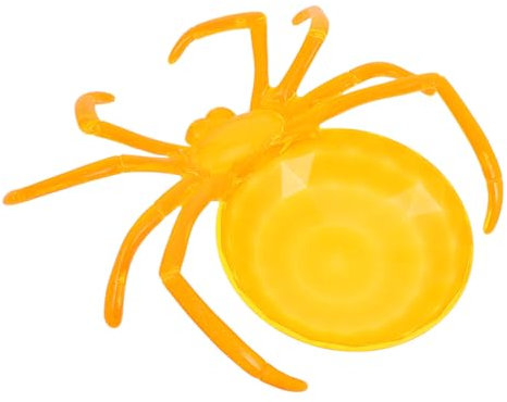 LALADEFIEE Halloween Spider Shape Snack Display Tray Reusable Fruit Serving Tray for Parties Cakes and Candies for Spooky Gatherings and Festive Atmosphere