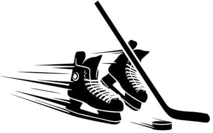 Eishockey-Kunst, Vinyl-Wandaufkleber, Eishockey-Sport, Wandaufkleber, Heim- und Kinderzimmer-Dekoration, Aufkleber, entfernbares Kunstwandbild, klein – 26x42cm