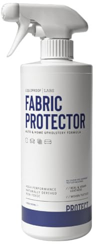 Liquiproof LABS Premium Protector Spray 500ml long-lasting waterproof and stain protection for leather, suede, nubuck, sheepskin and fabrics. For use on shoes, handbags, trainers, boots, clothes