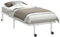 vidaXL Bettgestell ohne Matratze Klappbar Weiß 75x190 cm Stahl, Bettrahmen, Bett, Bettrahmen klappbar, Metallbett, Bettgestell klappbar