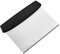 Dough Scraper Cutter with Handle and Measuring Scale for Pizza, Bread, Pastry, Stainless Steel, Bench Scraper,Dough Cutter,15 x 7.5 cm, Silver
